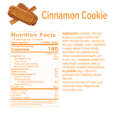 Cinnamon Cookie Nut Butter Frosting